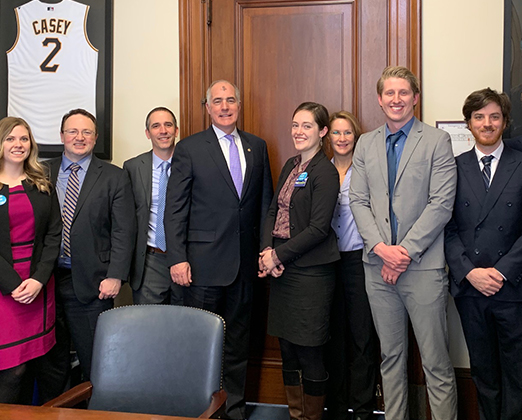 Chesapeake Bay Day on the Hill Lobby Day on March 6, 2019 with Senator Bob Casey.