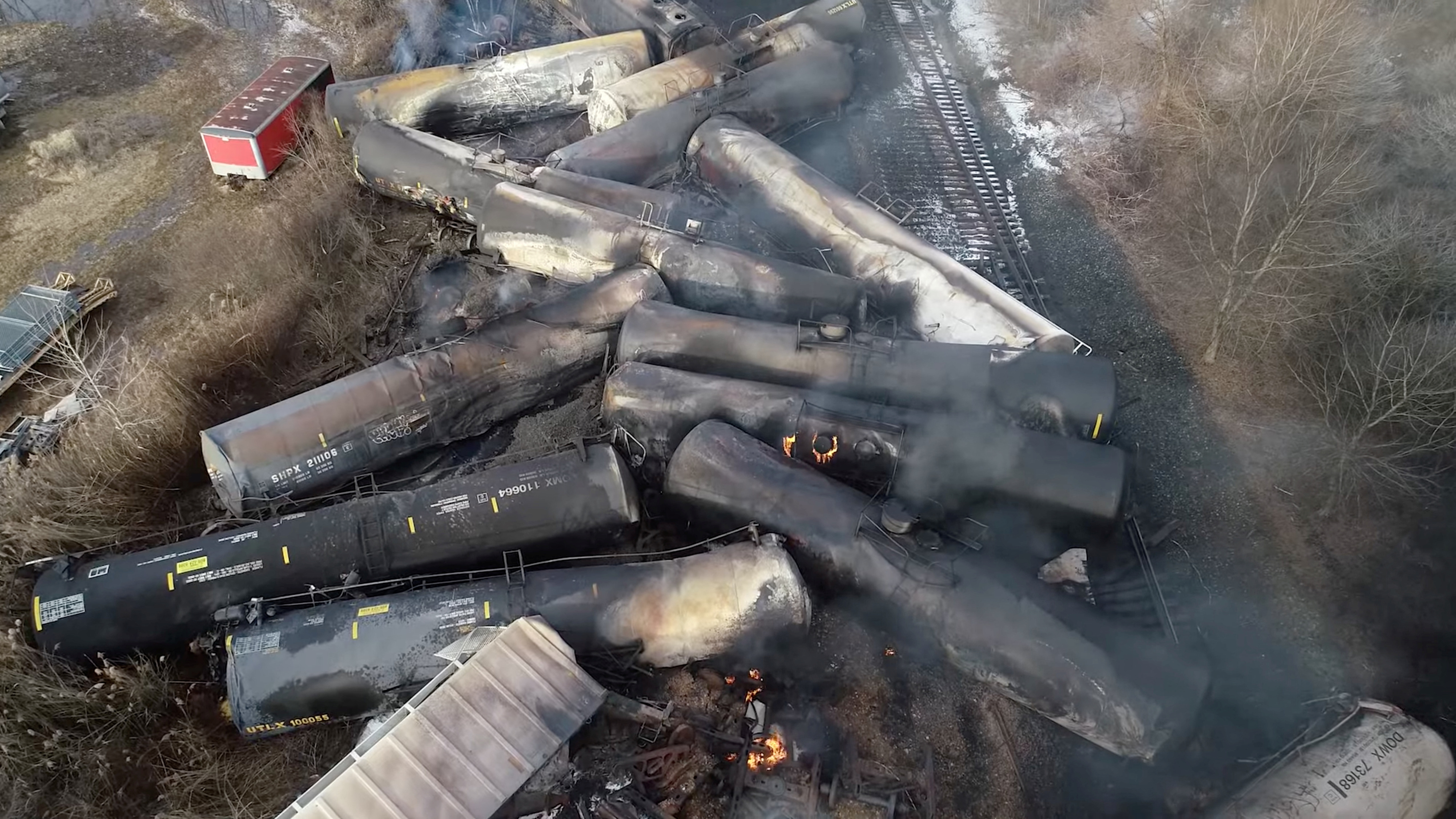 Environmental Disaster from East Palestine, OH Train Derailment